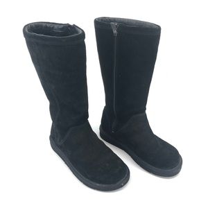 UGGs Women Black Mid Calf Boot Sz 5